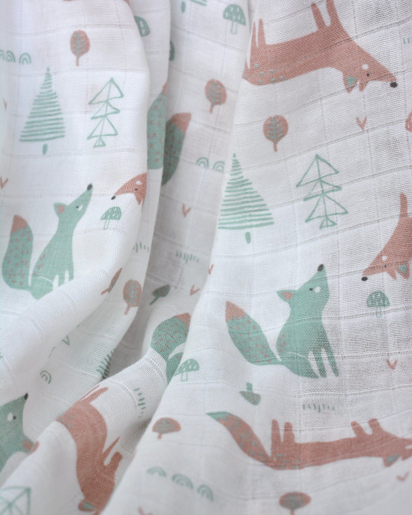Whimsical Woodland Multi-Purpose Muslin Swaddle Blanket