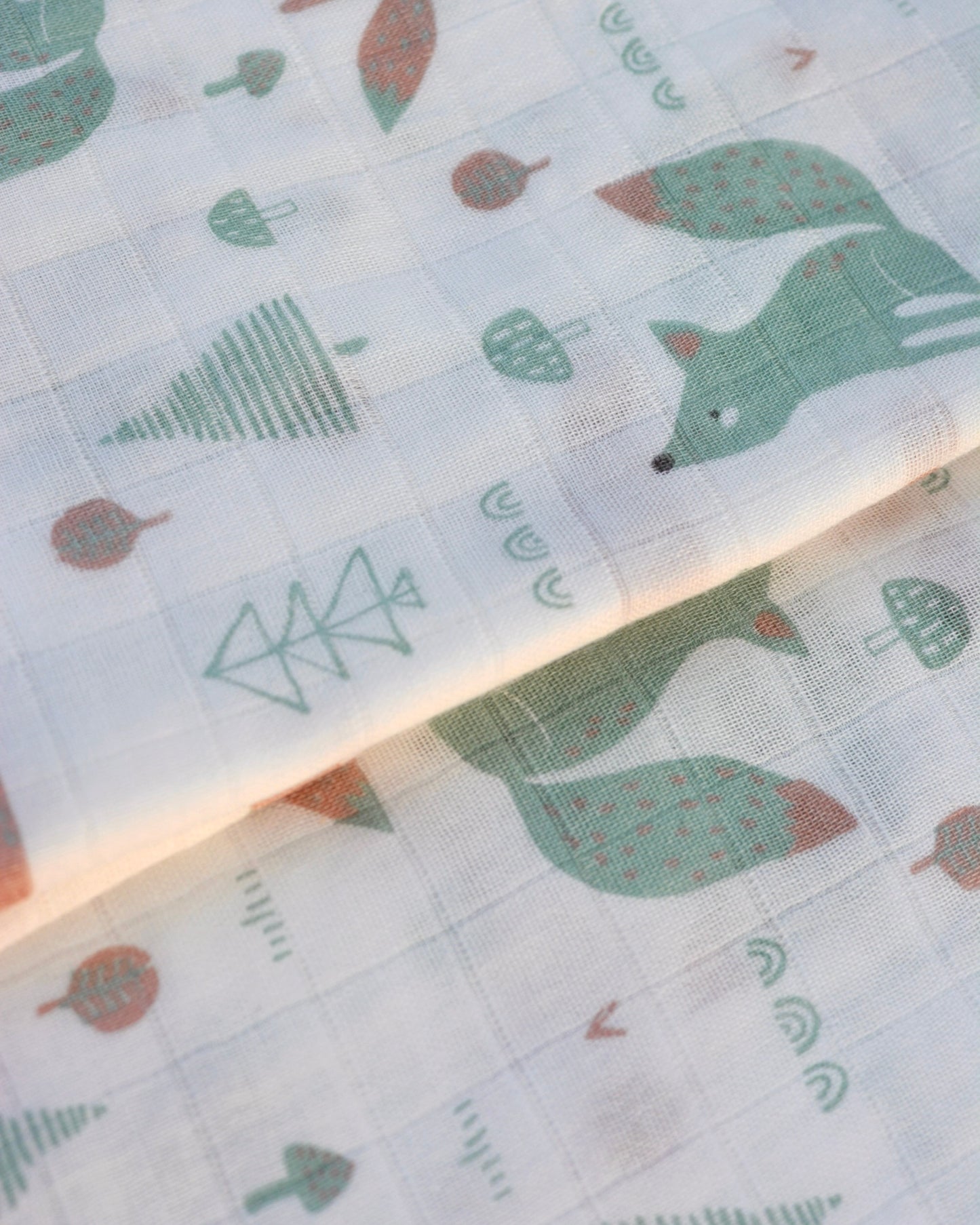 Whimsical Woodland Multi-Purpose Muslin Swaddle Blanket