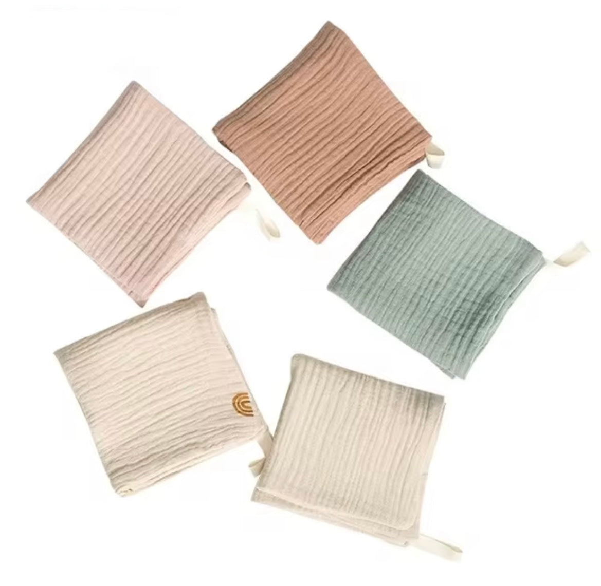 Garden Muslin Washcloth Set