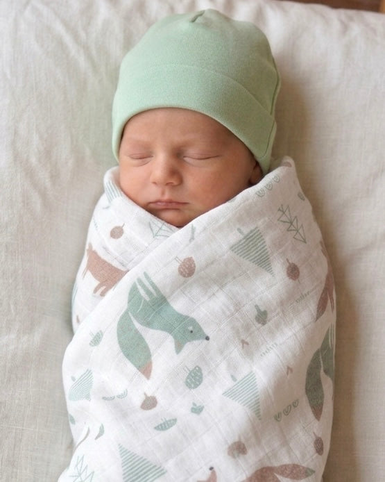 Whimsical Woodland Multi-Purpose Muslin Swaddle Blanket