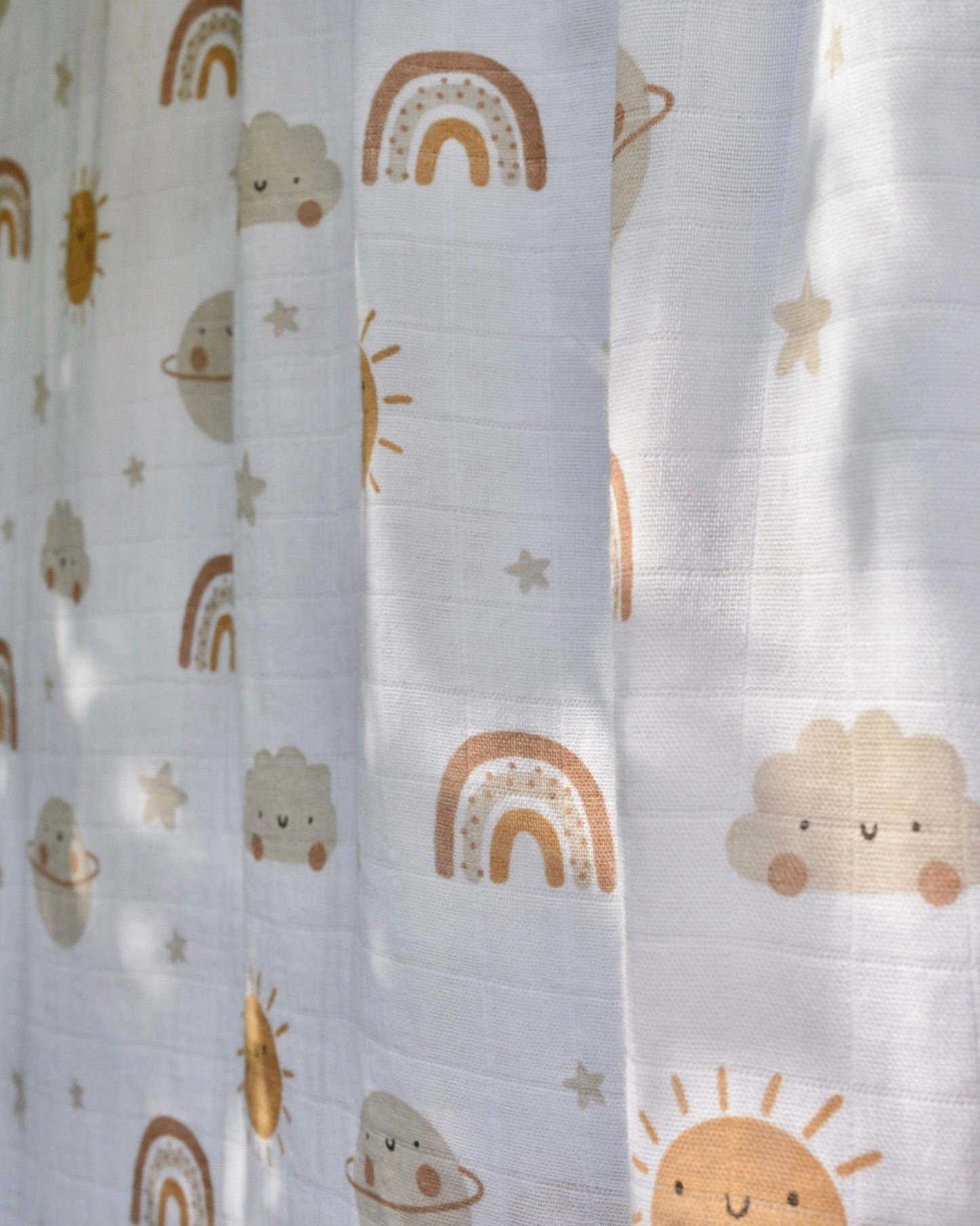 Sunny Orbit Multi-Purpose Muslin Swaddle Blanket