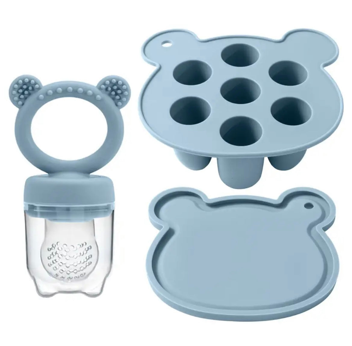 Silicone Fruit pacifier and Freezer Tray Mold