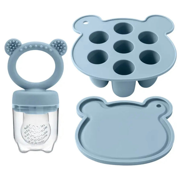 Silicone Fruit pacifier and Freezer Tray Mold