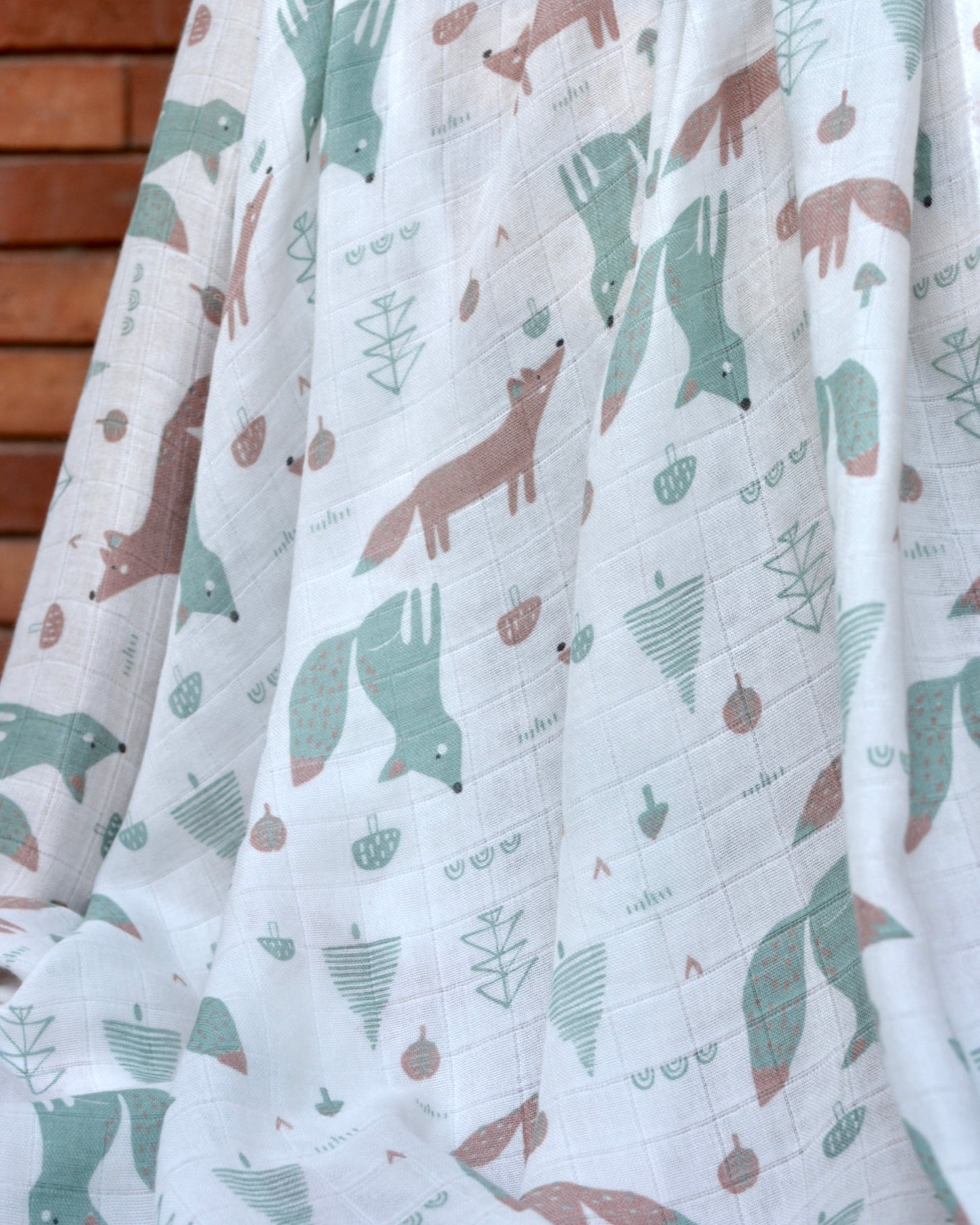 Whimsical Woodland Multi-Purpose Muslin Swaddle Blanket