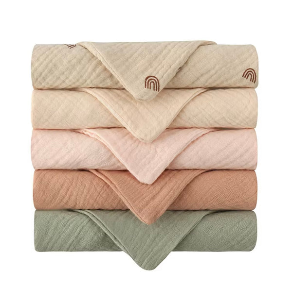 Garden Muslin Washcloth Set
