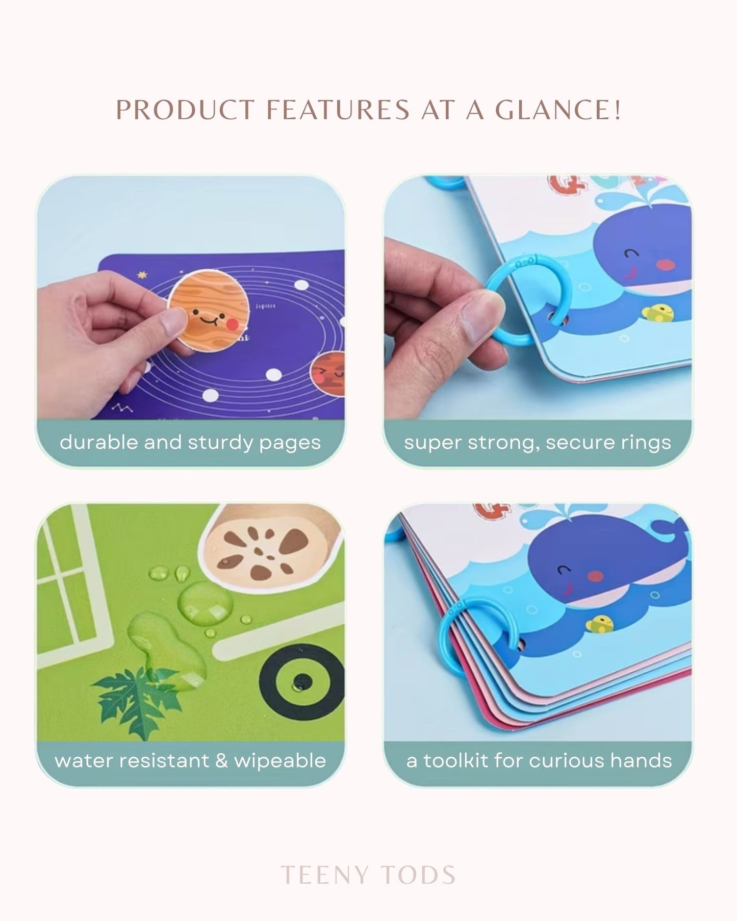 Toddler Interactive Quiet Books