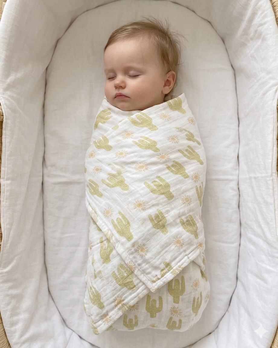Bright Breeze Multi-Purpose Muslin Swaddle Blanket
