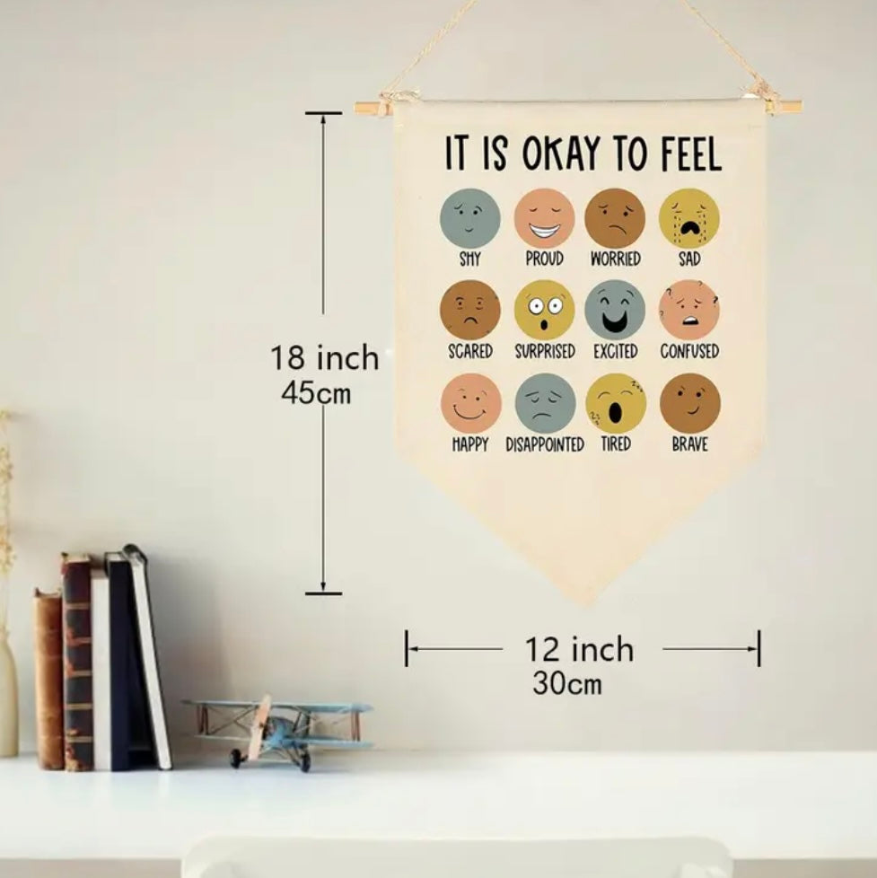 Playroom/ Nursery Emotions Banner