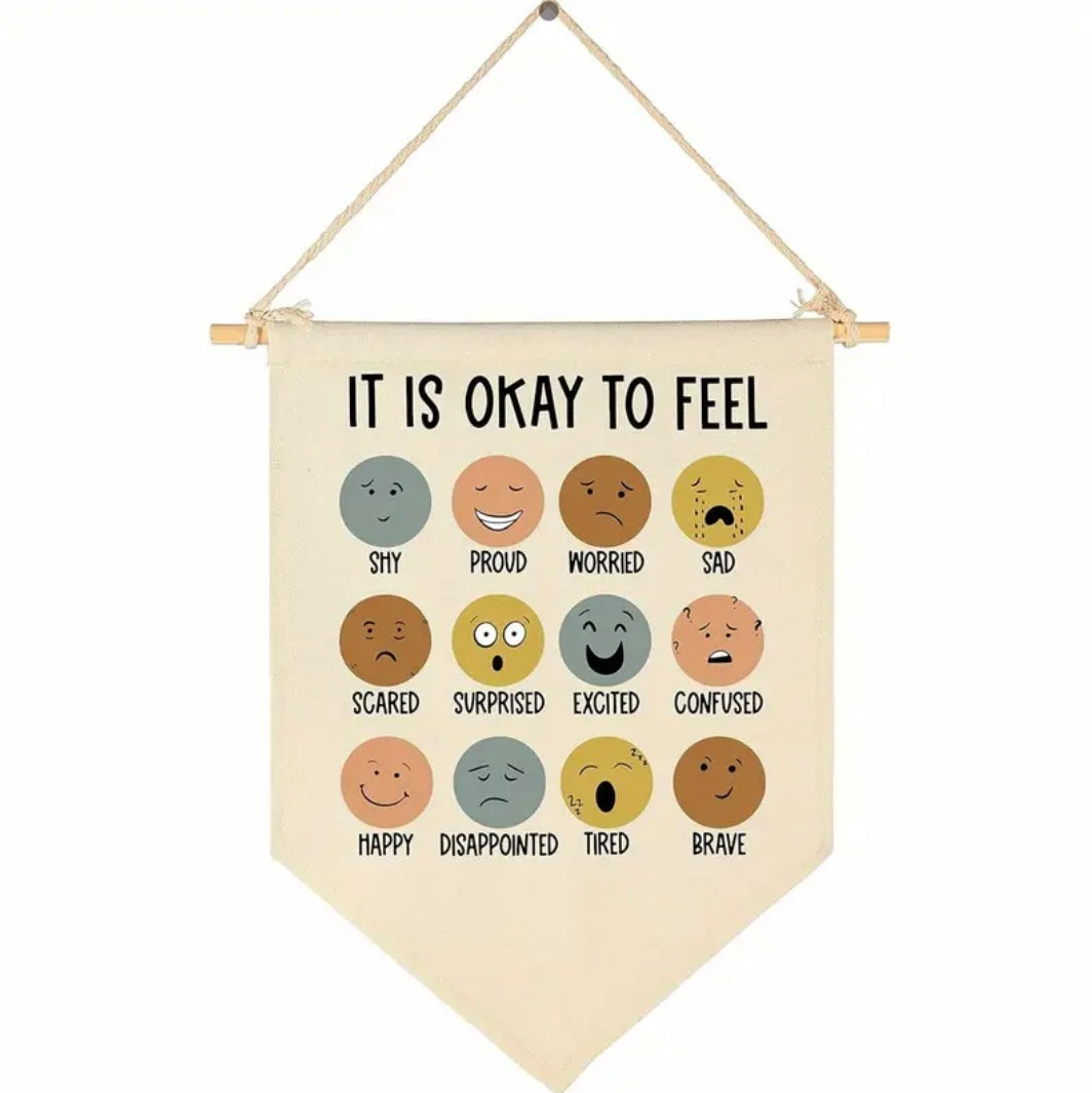 Playroom/ Nursery Emotions Banner